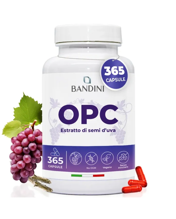OPC Estratto di Semi d'Uva - 365 Capsule